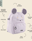 Kids’ Adventure Backpack – Water Repellent & Adjustable Straps by Trixie Baby at brixbailey.com