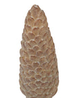 Large Pinecone Sculpture Nature Inspired Accent