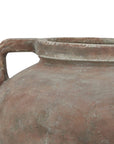 Large Siena Brown Pelike Pot Vase