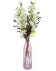 Pack of 6 x Artificial Flowers White Blossom Stem 100cm-3