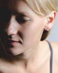 Minimalist CIRCLE Earrings – Timeless Silver 925 Elegance by Maarja Palu at www.brixbailey.com