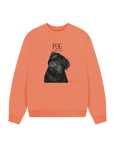 Snorty Potato Oversized Sweatshirt – Cozy, Just Like Your Pug!