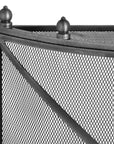 Antique Pewter Mesh Fireguard | Stylish & Protective