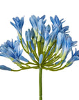 Blue Agapanthus Stem Faux Flower Decor