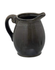 Small Olive Green Ceramic Olpe Vase