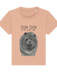 Cute & Comfy Blue Chow Chow Baby T-Shirt – Perfect for Little Dog Lovers!