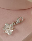 Daffodil Flower Silver Charm
