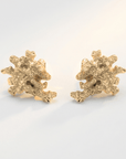 Dainty Saltwater Coral Stud Earrings - Gold or Silver