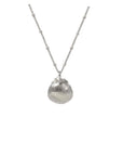 Ocean-Inspired Silver Seashell Necklace