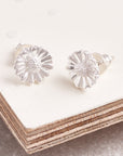 Daisy Silver Stud Earrings