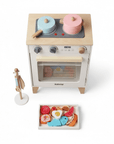 White Wooden Pretend Play Oven Set