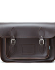 Handmade Leather Satchel - Dark Brown