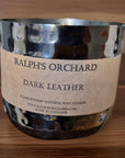 Premium 2-wick dimpled black candle, hand-poured in England, luxury eco-friendly soy wax, elegant home decor, best-selling classic candle by Ralph's Orchard at brixbailey.com