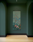 Teal Chinoiserie Tapestry