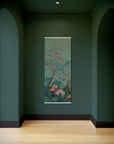 Teal Chinoiserie Tapestry