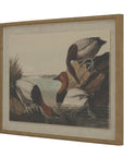 Charming Beaded Pochards Linen Art | Flora & Fauna Collection