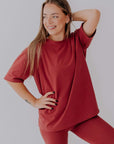 Oversized Cotton T Shirt for Women