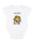 Mischievous Hot Dog Baby Bodysuit – Too Cute to Handle!Long Haired Dachshund