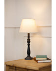 Elegant Ravenna Column Lamp | Soft Linen Shade