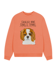 Oversized & Overruled: Eco-Luxe Sweatshirt with Cavalier Queen Energy