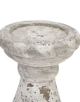 Small Stone Look Ceramic Candle Holder for Minimalist Home Decor