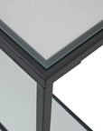 Sleek Lennox Black Console Table | Modern Framed Design