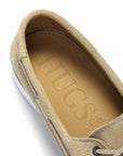 Deck Shoes, taupe suede