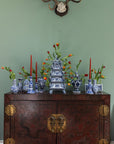 Delft Tulipiere Tall - Hand Painted Ceramic