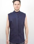 Deniz Denim Shirt Sleeveless