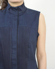 Deniz Denim Shirt Sleeveless