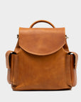 Leather backpack - Chatelet (Tan)