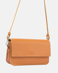 Leather Shoulder Bag - Curie (Light Orange)-0