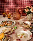 Arabella Side Plate, Green Palm Tree Set of 4