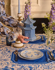 Virginia Blue and White Dessert Plates - Set of 4