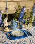 Virginia Blue and White Dessert Plates - Set of 4