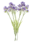 Pack of 6 x Artificial Flowers Purple Starflower Stem - 5 Flowers 60cm-1