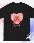 Cool quirky lung illustration pink design unisex t-shirt