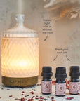 Aroma Diffuser with our Rest Calm Oil Set - Sleep & Hormone Balance