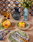 Peacock Dinner Plate, Green Set of 4