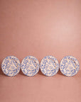 Sophia Dinner Plate, Blue Set of 4