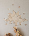 Stegosaurus Wooden Wall Decoration