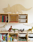 Dinosaur Triceratops – Wooden Wall Decoration