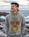 The Snack Sensei Hoodie: Featuring the Fox Red Labrador