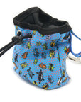 Stylish Blue Graffiti Dog Treat Bag