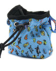 Stylish Blue Graffiti Dog Treat Bag