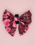 Dog Sailor Bow - Burgundy Bloom