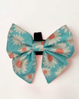 Dog Sailor Bow - Pastel daisy