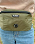 Dog Walking Bum Bag - Khaki Green