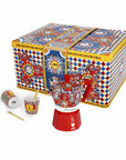 Bialetti X Dolce&Gabbana Sicilian Cart Gift Set (Moka 2 Cup, 2 Cups & Gold Stirrers)
