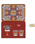 Bialetti X Dolce&Gabbana Sicilian Cart Gift Set (Moka 2 Cup, 2 Cups & Gold Stirrers)